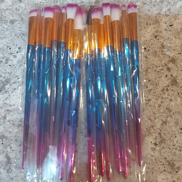 Unicorn make up brushes - Picture 1 of 1
